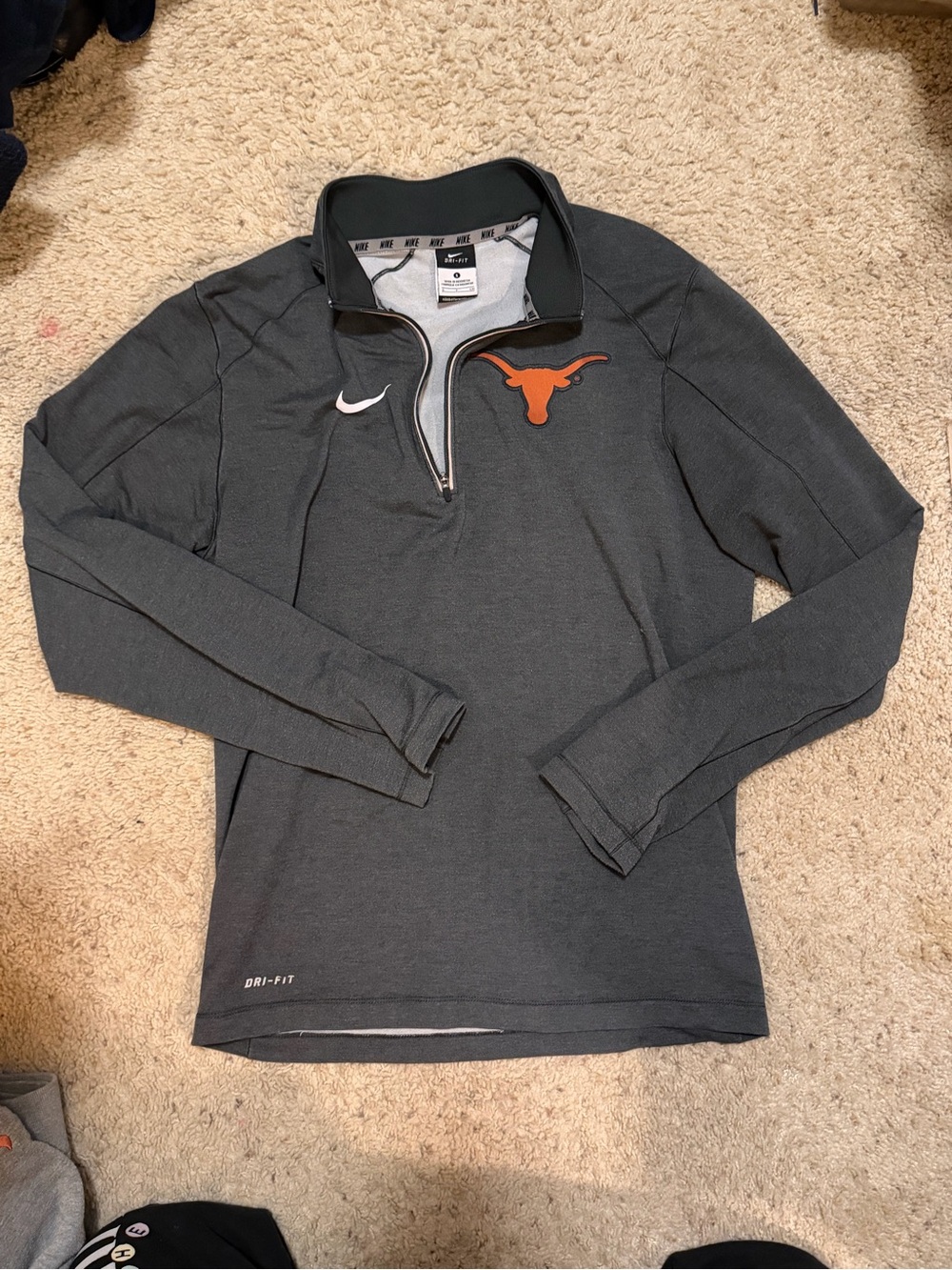 Nike Gray and Orange Texas Longhorns Sweatshirts and Tee - Picture 3 of 5